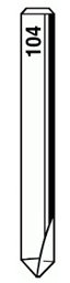 Toon details voor Silca CUTTER  W104     (QC) D709241ZB Afbeelding van Silca CUTTER  W104     (QC) D709241ZB