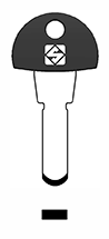Toon details voor Silca Banensleutel brass LTC1P Afbeelding van Silca Banensleutel brass LTC1P