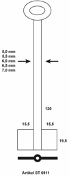 Toon details voor Tilney dubbelbaardsleutel 6911 - 5.5 mm (140mm lang) Afbeelding van Tilney dubbelbaardsleutel 6911 - 5.5 mm (140mm lang)