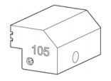Toon details voor Silca Futura adapter 105 - D752828ZB Afbeelding van Silca Futura adapter 105 - D752828ZB