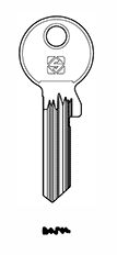 Toon details voor Silca Cilindersleutel staal GE178RX-17 Afbeelding van Silca Cilindersleutel staal GE178RX-17
