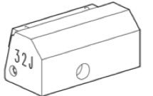 Toon details voor Silca Futura adapter 32J - D744321ZB Afbeelding van Silca Futura adapter 32J - D744321ZB