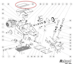 Toon details voor Silca Rekord mat bovenzijde  D933036ZR Afbeelding van Silca Rekord mat bovenzijde  D933036ZR