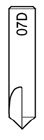 Toon details voor Silca Futura frees 07D - D744355ZB Afbeelding van Silca Futura frees 07D - D744355ZB