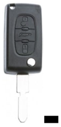 Toon details voor Silca lege behuizing 3-knops NE78BRS8 Afbeelding van Silca lege behuizing 3-knops NE78BRS8
