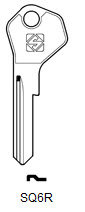 Toon details voor Silca Cilindersleutel staal SQ6R Afbeelding van Silca Cilindersleutel staal SQ6R