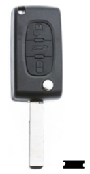 Toon details voor Silca lege behuizing 3-knops HU83BRS8 Afbeelding van Silca lege behuizing 3-knops HU83BRS8