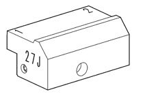 Toon details voor Silca Futura klem 27J - D744292ZB Afbeelding van Silca Futura klem 27J - D744292ZB