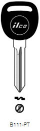 Toon details voor Silca Transpondersleutel brass B111-PT (met chip) Afbeelding van Silca Transpondersleutel brass B111-PT (met chip)