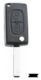 Toon details voor Silca lege behuizing 2-knops HU83ARS2 Afbeelding van Silca lege behuizing 2-knops HU83ARS2