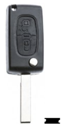 Toon details voor Silca lege behuizing 2-knops HU83ARS2N Afbeelding van Silca lege behuizing 2-knops HU83ARS2N