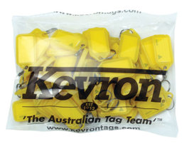 Toon details voor Kevron sleutellabels klein Geel (schrijfvlak 37x21) 50 stuks Afbeelding van Kevron sleutellabels klein Geel (schrijfvlak 37x21) 50 stuks