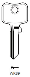 Toon details voor Silca Cilindersleutel brass WK89 Afbeelding van Silca Cilindersleutel brass WK89