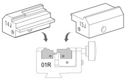 Toon details voor Silca Futura adapter 15J - D743361ZB Afbeelding van Silca Futura adapter 15J - D743361ZB