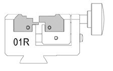 Toon details voor Silca Futura klem 01R (Standaard) - D942570ZR Afbeelding van Silca Futura klem 01R (Standaard) - D942570ZR