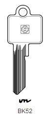 Toon details voor Silca Cilindersleutel nikkel BK52 Afbeelding van Silca Cilindersleutel nikkel BK52