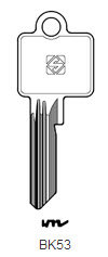 Toon details voor Silca Cilindersleutel nikkel BK53 Afbeelding van Silca Cilindersleutel nikkel BK53