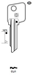 Toon details voor Silca Cilindersleutel brass CLI1R Afbeelding van Silca Cilindersleutel brass CLI1R
