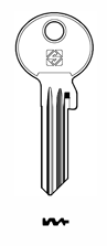 Toon details voor Silca Cilindersleutel staal BK49R Afbeelding van Silca Cilindersleutel staal BK49R