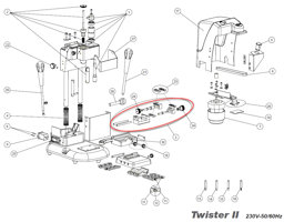Toon details voor Silca Twister/Easy klembek compleet   D941118ZR Afbeelding van Silca Twister/Easy klembek compleet   D941118ZR