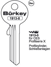 Toon details voor Borkey 1913 Cilindersleutel voor CES (XPS) Afbeelding van Borkey 1913 Cilindersleutel voor CES (XPS)
