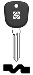 Toon details voor Silca Transpondersleutel brass B111TE zonder chip Afbeelding van Silca Transpondersleutel brass B111TE zonder chip