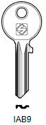 Toon details voor Silca Cilindersleutel brass IAB9 Afbeelding van Silca Cilindersleutel brass IAB9
