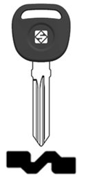Toon details voor Silca Autosleutel brass plastic kop B111P Afbeelding van Silca Autosleutel brass plastic kop B111P