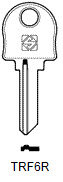 Toon details voor Silca Cilindersleutel brass TRF6R Afbeelding van Silca Cilindersleutel brass TRF6R