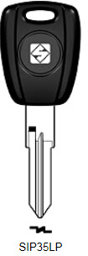 Toon details voor Silca Autosleutel plastic kop brass SIP35LP Afbeelding van Silca Autosleutel plastic kop brass SIP35LP