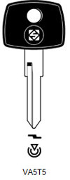 Toon details voor Silca Transpondersleutel brass VA5T5 Afbeelding van Silca Transpondersleutel brass VA5T5