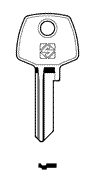 Toon details voor Silca Cilindersleutel brass TRF4 Afbeelding van Silca Cilindersleutel brass TRF4