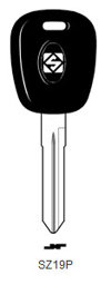 Toon details voor Silca Autosleutel plastic kop brass SZ19P Afbeelding van Silca Autosleutel plastic kop brass SZ19P