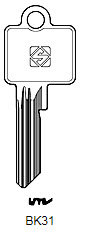 Toon details voor Silca Cilindersleutel nikkel BK31 Afbeelding van Silca Cilindersleutel nikkel BK31