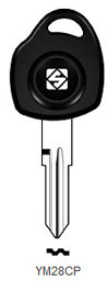 Toon details voor Silca Autosleutel plastic kop brass YM28CP Afbeelding van Silca Autosleutel plastic kop brass YM28CP