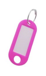 Toon details voor Labels met ring (100 stuks) - NEON Roze Afbeelding van Labels met ring (100 stuks) - NEON Roze