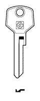 Toon details voor Silca Cilindersleutel brass PAC4 Afbeelding van Silca Cilindersleutel brass PAC4