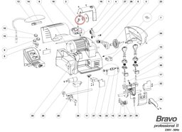 Toon details voor Silca moer voor frees-as  Bravo D901249ZR Afbeelding van Silca moer voor frees-as  Bravo D901249ZR