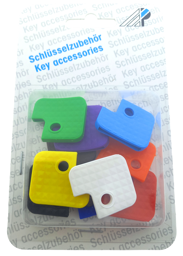 Toon details voor Blisterverpakking sleutelkappen vierkant (10st) Afbeelding van Blisterverpakking sleutelkappen vierkant (10st)