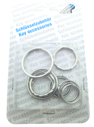 Toon details voor Blisterverpakking sleutelringen divers (10st) Afbeelding van Blisterverpakking sleutelringen divers (10st)