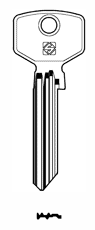 Toon details voor Silca Cilindersleutel staal TR19R Afbeelding van Silca Cilindersleutel staal TR19R