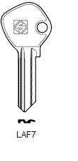 Toon details voor Silca Cilindersleutel brass LAF7 Afbeelding van Silca Cilindersleutel brass LAF7
