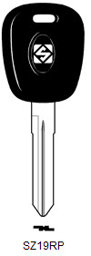 Toon details voor Silca Autosleutel plastic kop brass SZ19RP Afbeelding van Silca Autosleutel plastic kop brass SZ19RP