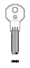 Toon details voor Silca Cilindersleutel brass PF20 Afbeelding van Silca Cilindersleutel brass PF20