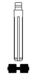 Toon details voor Silca universele afstandsbediening insert HYN20CH Afbeelding van Silca universele afstandsbediening insert HYN20CH