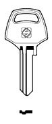 Toon details voor Silca Cilindersleutel brass AUC6 Afbeelding van Silca Cilindersleutel brass AUC6