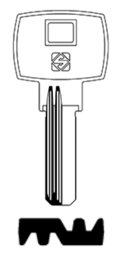 Toon details voor Silca Boringsleutel brass DBL2R Afbeelding van Silca Boringsleutel brass DBL2R