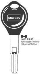 Toon details voor Borkey Cilindersleutel 1610P Afbeelding van Borkey Cilindersleutel 1610P