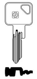 Toon details voor Silca cilindersleutel nikkel VAC160 Afbeelding van Silca cilindersleutel nikkel VAC160