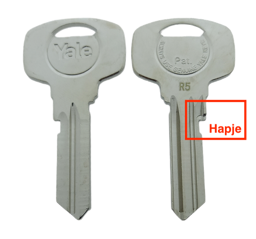 Toon details voor YALE cilindersleutel Gemini 5 Pinkey series R5 Afbeelding van YALE cilindersleutel Gemini 5 Pinkey series R5